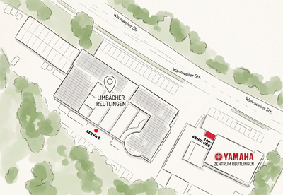 Visualisierung Lageplan 24h-Service-Container Limbächer Reutlingen