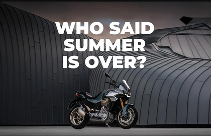 Moto Guzzi WHO SAID SUMMER IS OVER?