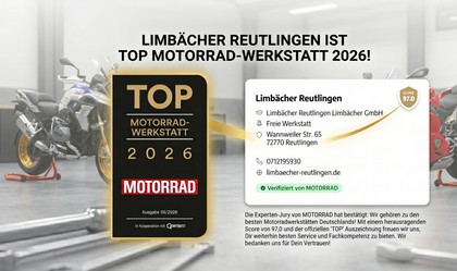 Werkstatttest der Zeitschrift Motorrad 2026