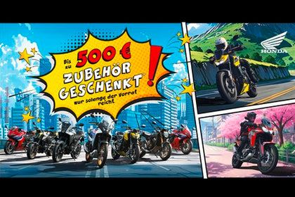 Honda Aktion: Perfekt ausgestattet in die Saison.